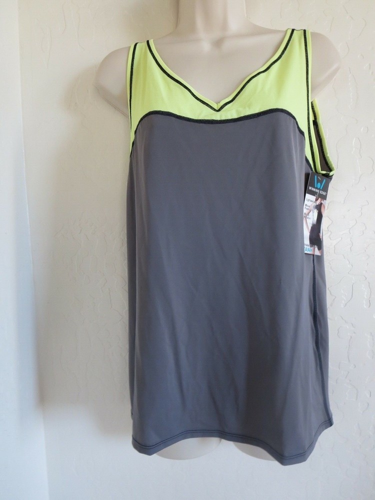 TC WINNING EDGE FITNESS & LEISURE TANK TOP #4341, SUNLIMCAST, MEDIUM, NWT $38