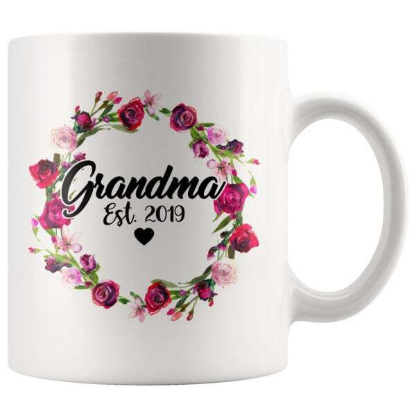 Custom New Grandma Mug Grandma Est Mug New Grandma Gift Grandma To Be New Nana