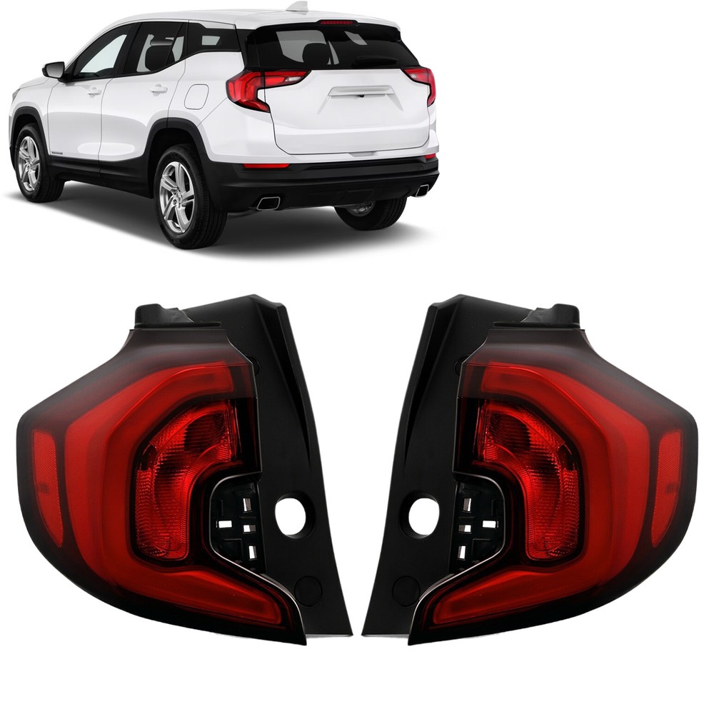 LED Tail Light For 2018-2021 GMC Terrain SL/SLE/SLT Outer Rear Left+Right Pair