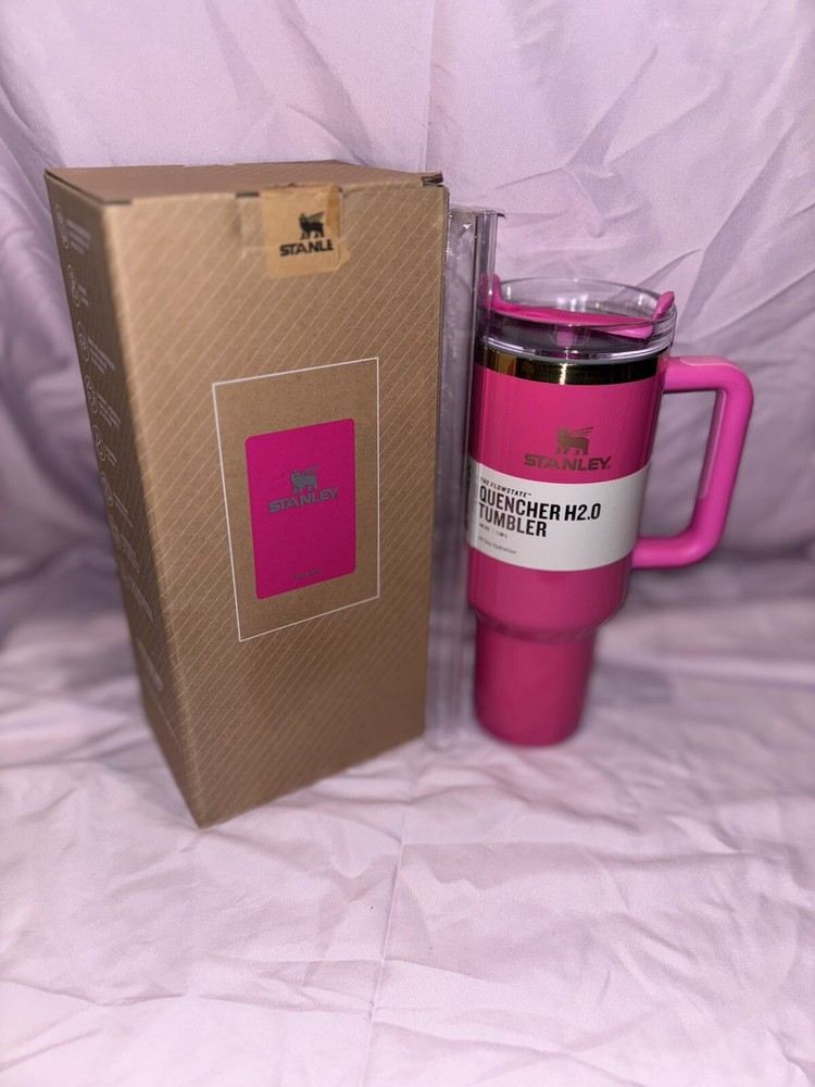 Pink Parade Stanley 40oz Stanley Quencher H2.0 Tumbler 2024 New K3