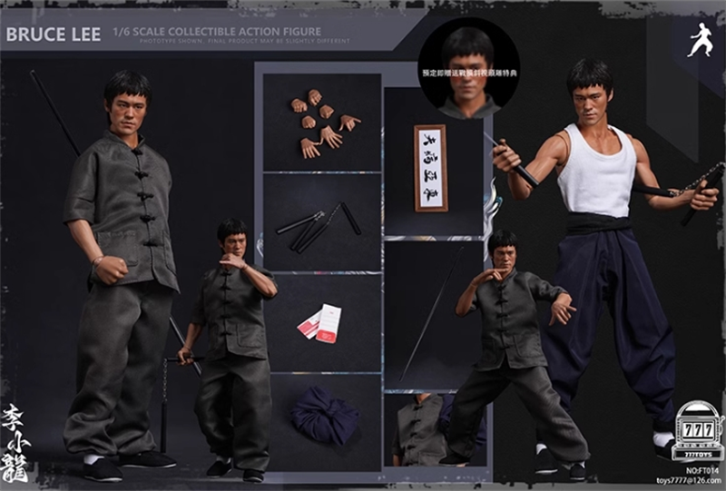 1/6 777TOYS FT014 Bruce Lee Collectible Male Action Figure Model Toy New