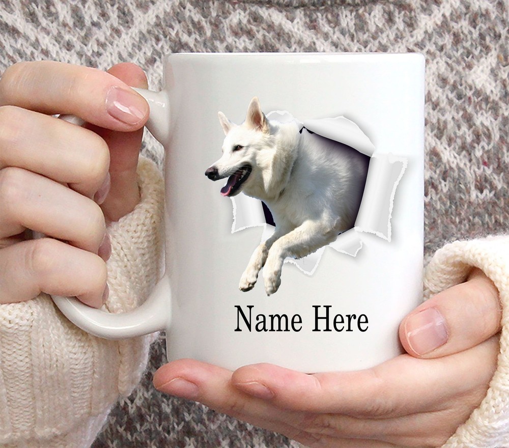 Funny Personalized German Shepherd Custom Name Coffee Mug 11oz German Shepherd