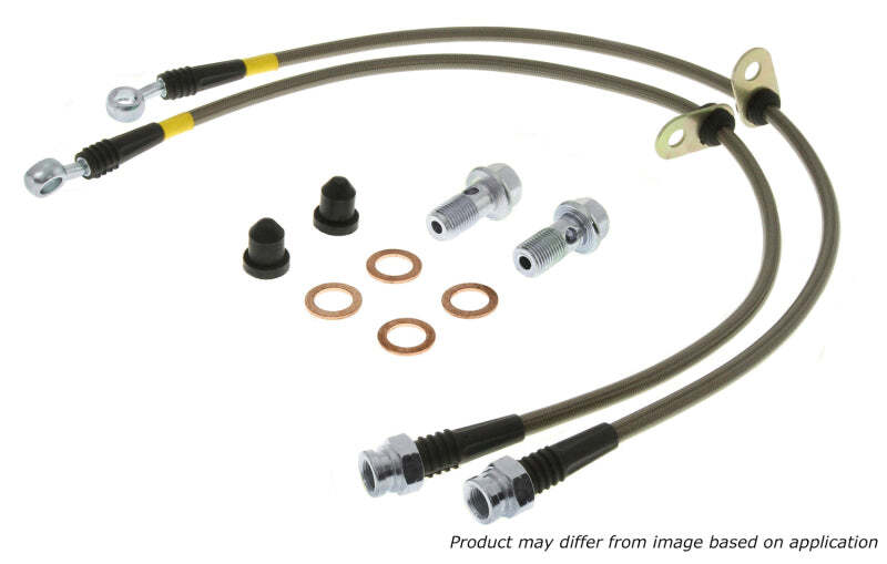 StopTech Fits 00-06 BMW X5 Stainless Steel Front Brake Line Kit
