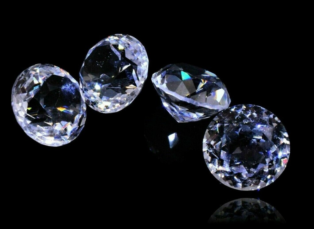 Swarovski 11mm Clear Faceted Round Rhinestone Art 1302 SS48