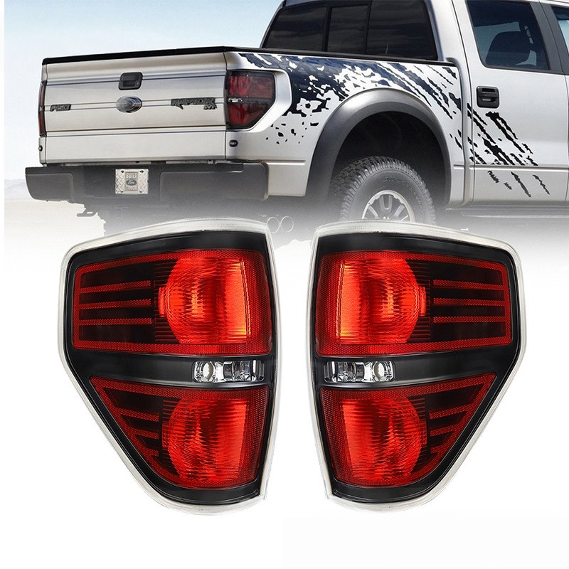 Fit For 2009-2014 Ford F150 Pickup Rear Tail Lights Brake Lamps Left & Right