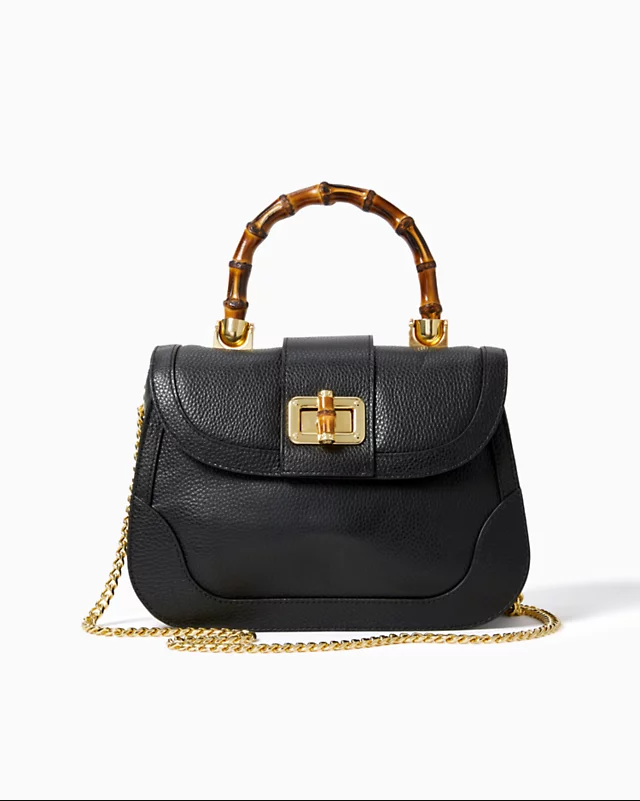 WND+Lilly Pulitzer Women Poncey Leather Top Handle Bag