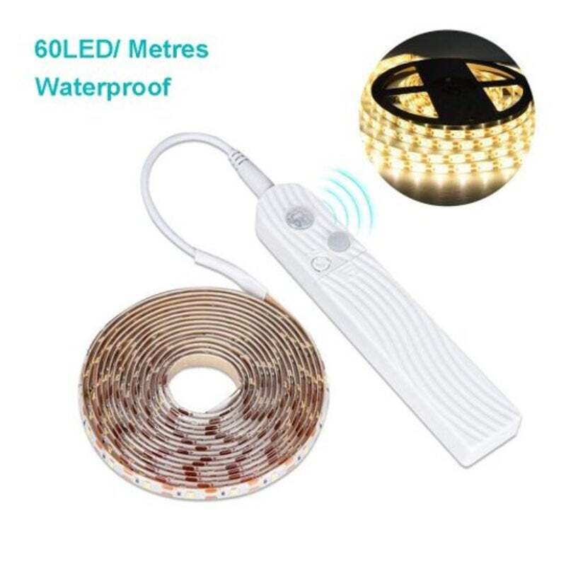 1 3M 5V Waterproof Induction Light Wardrobe Bedroom Led With Human Body Strip 1M