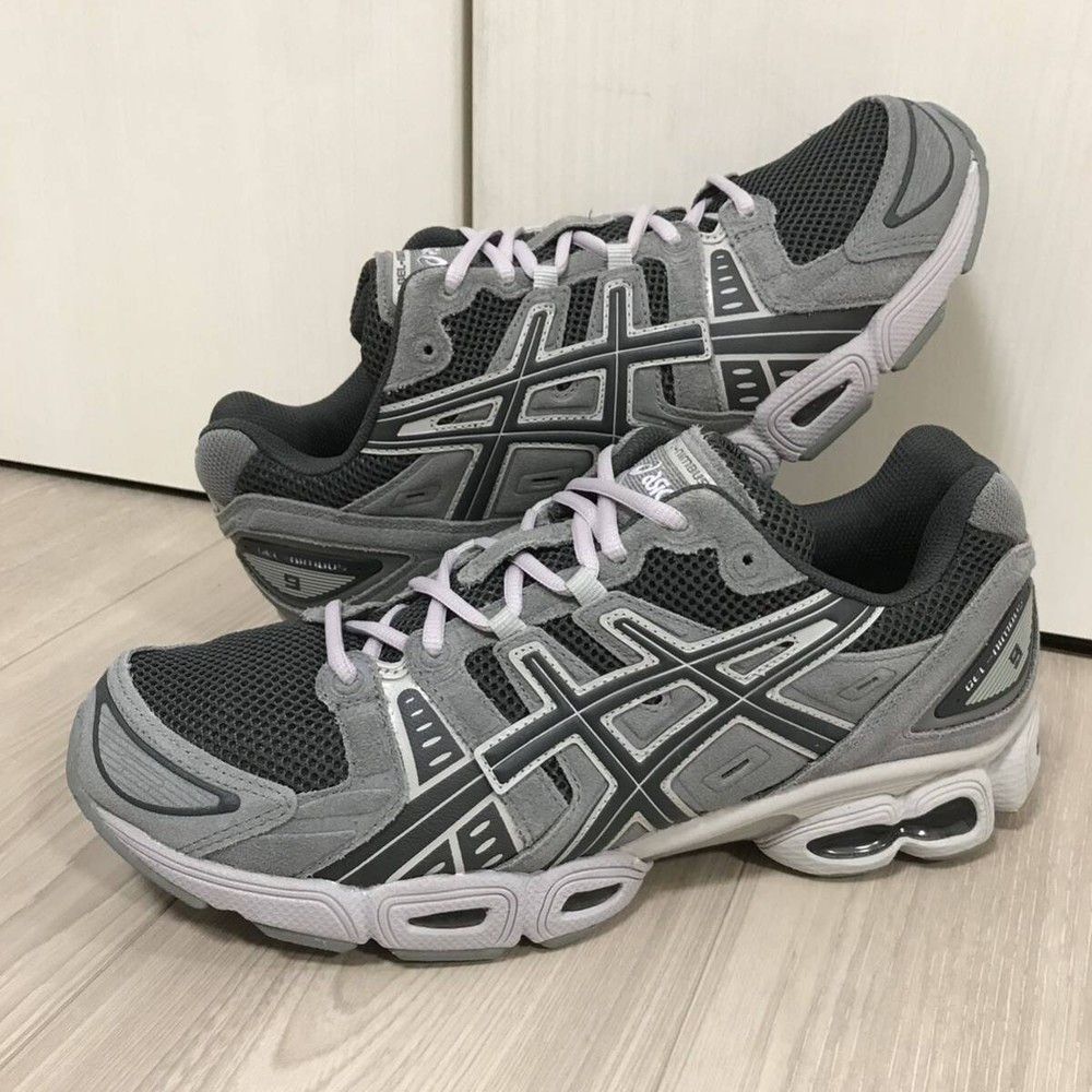 Men 11.0US Asics Sportstyle Gel-Nimbus 9 Tiger Obsidian Gray Clay Grayasics Gel