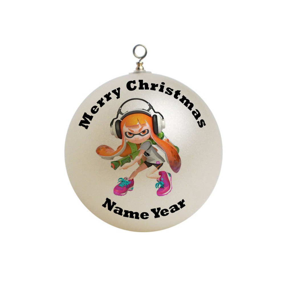 Personalized Splatoon Inklin Ornament 3 girl