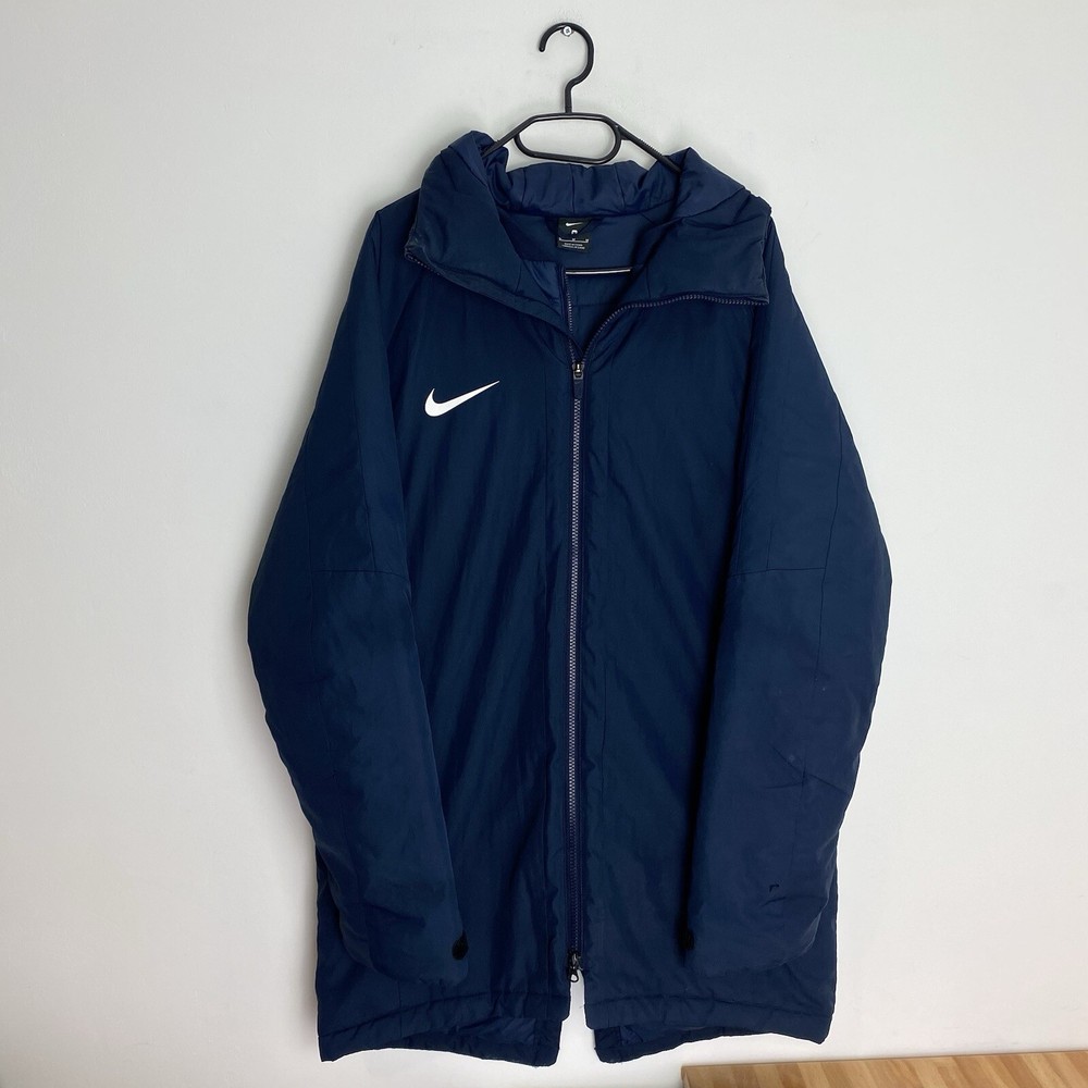 Vintage Nike Parka Jacket Windbreaker Track Long Coach Coat Retro 90s Medium