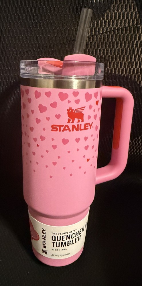 Stanley Cup Valentine’s Day 2025 Sweet Hearts 30 oz Tumbler New