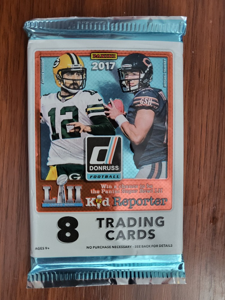 2017 Donruss Football 8 Card Retail Pack - See Checklist within!