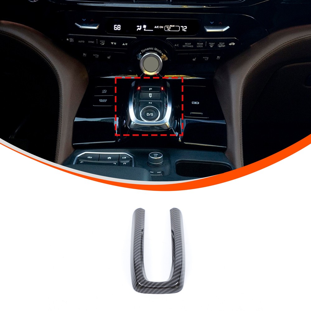 Acura MDX 22-24 U-Shaped Carbon Fiber ABS Gear Button Trim