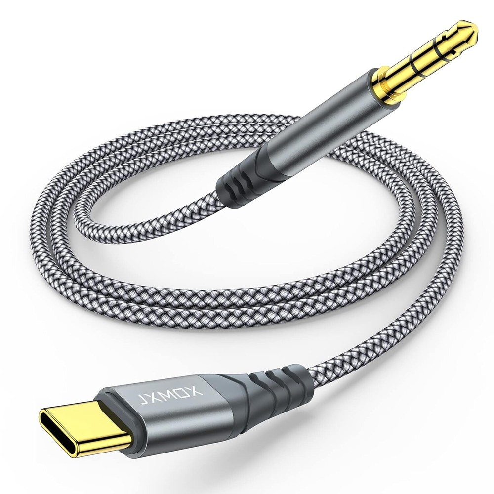 4FT USB-C to 3.5mm Aux Audio Cable for Headphones & Devices