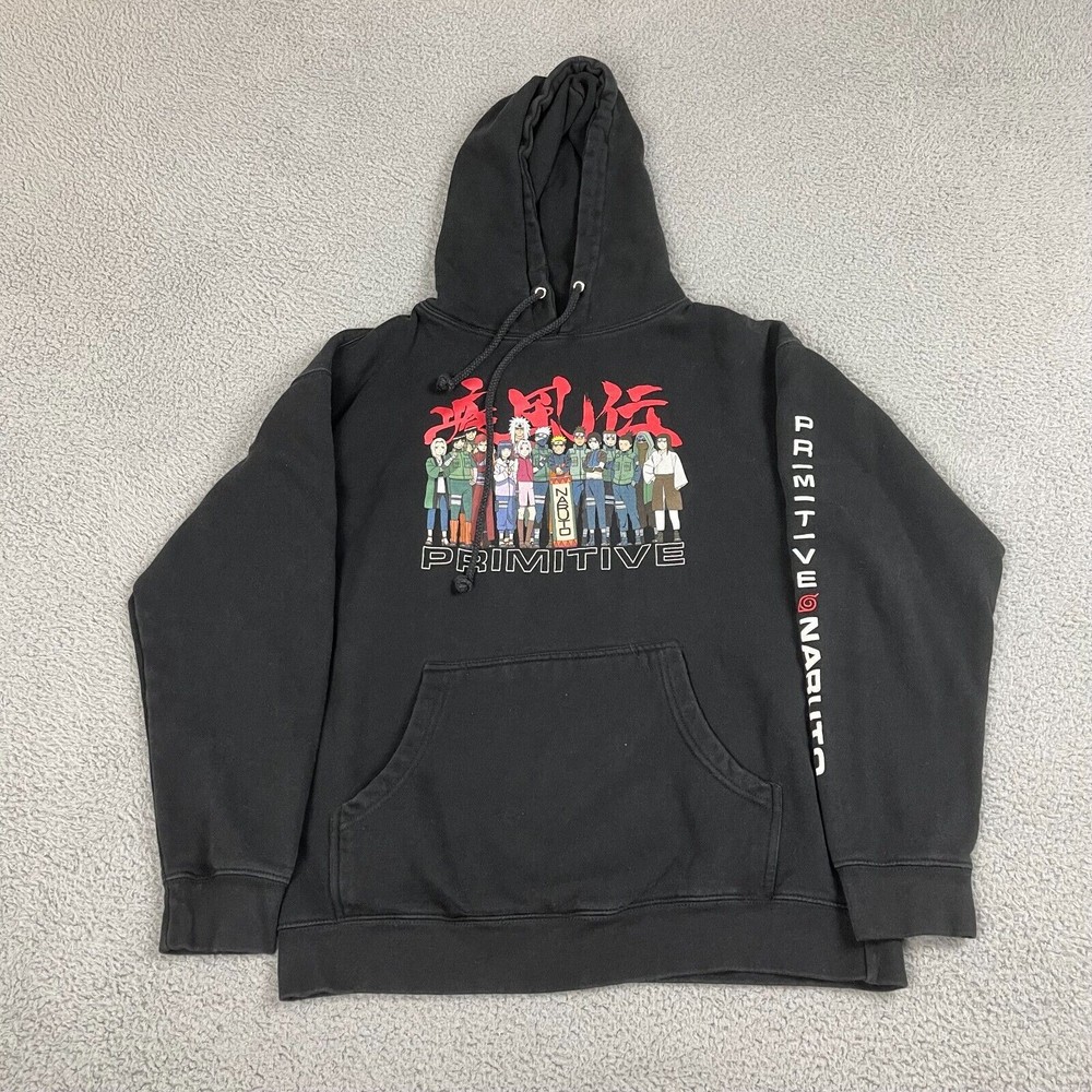 Primitive Naruto Graphic hoodie Size M Manga Anime Sweatshirt Y2K Skateboard