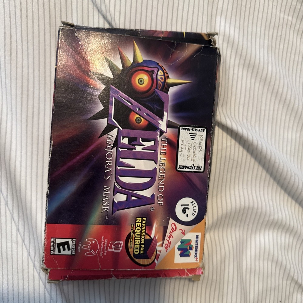 Zelda: Majora's Mask Collector's Edition (Nintendo 64, 2000) Cib Complete In Box