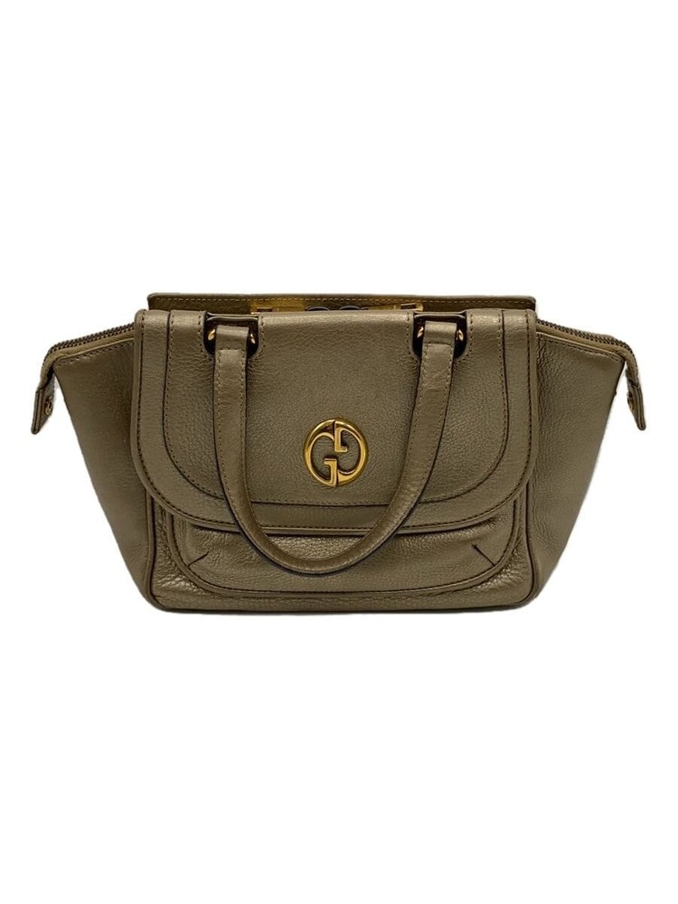 GUCCI Leather BEG Handbag for Women Luxury Designer Tote
