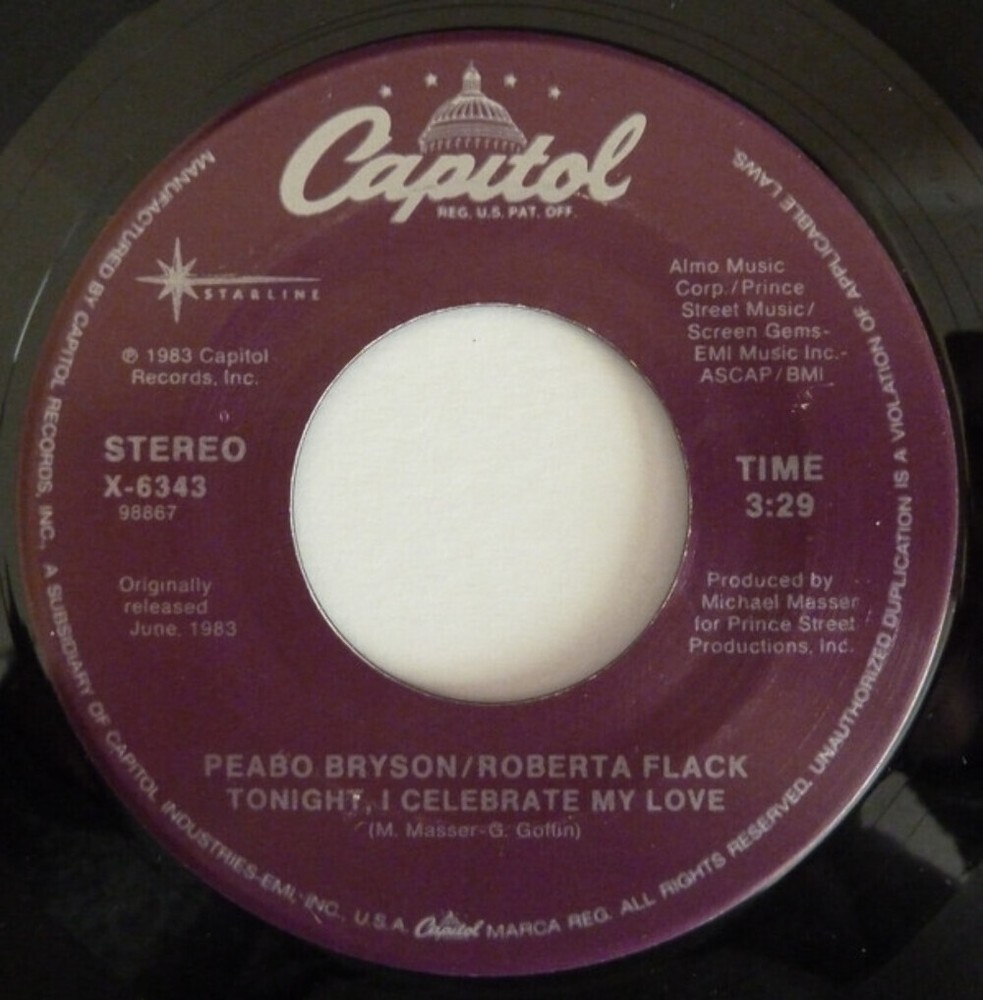 Peabo Bryson / Roberta Flack - Tonight I Celebrate My Love (7