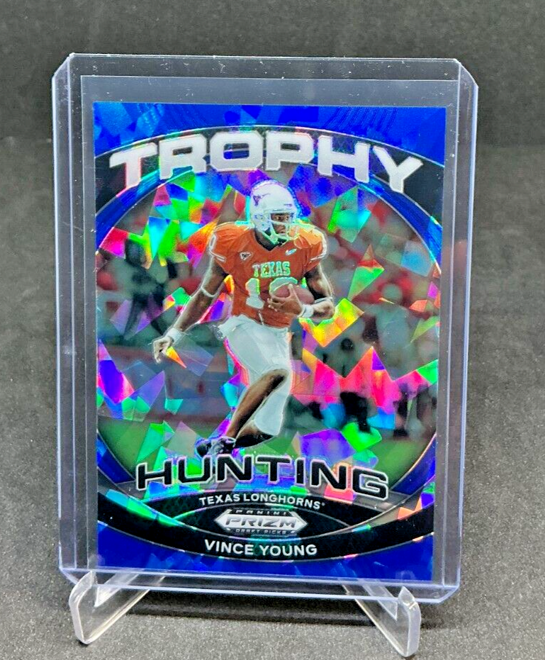 2024 Panini Prizm Draft Picks Trophy Vince Young Blue Ice 12/99 RC