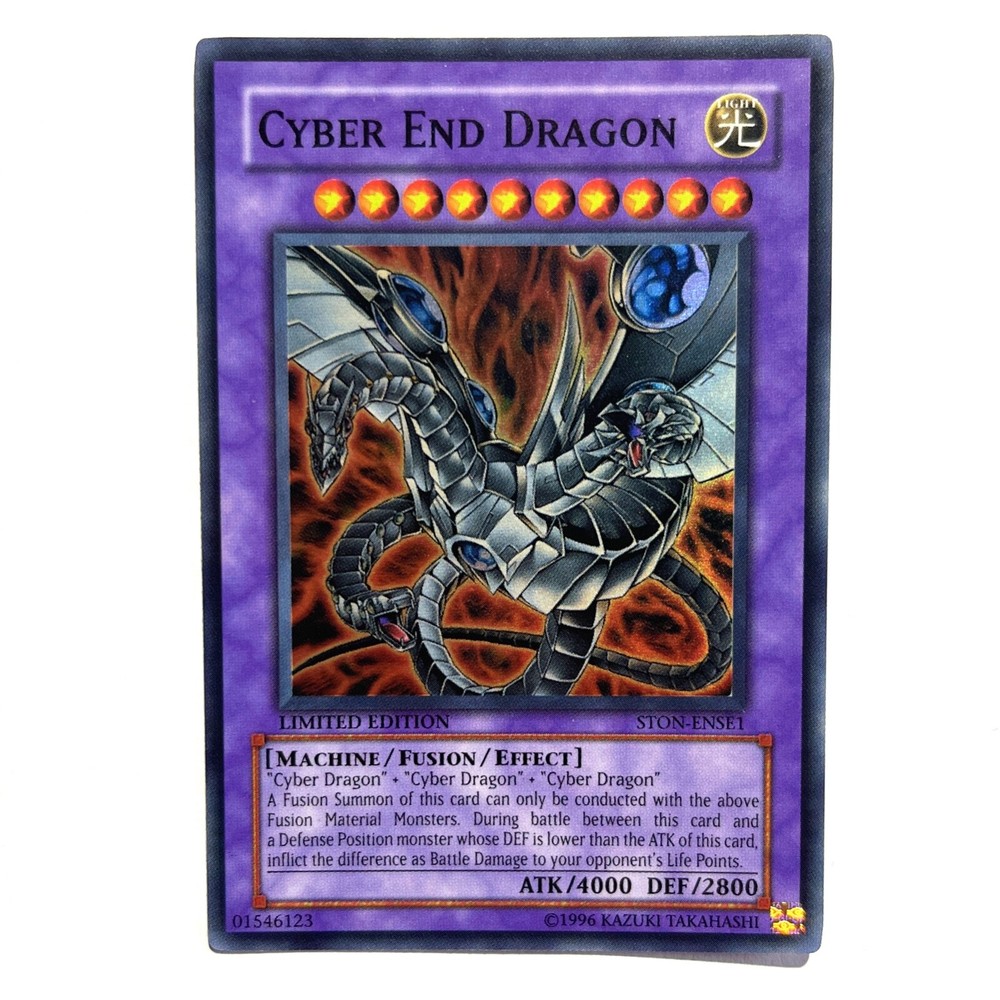 Cyber End Dragon NM Limited Edition Super Rare STON-ENSE1 YuGiOh Card See Photos-image