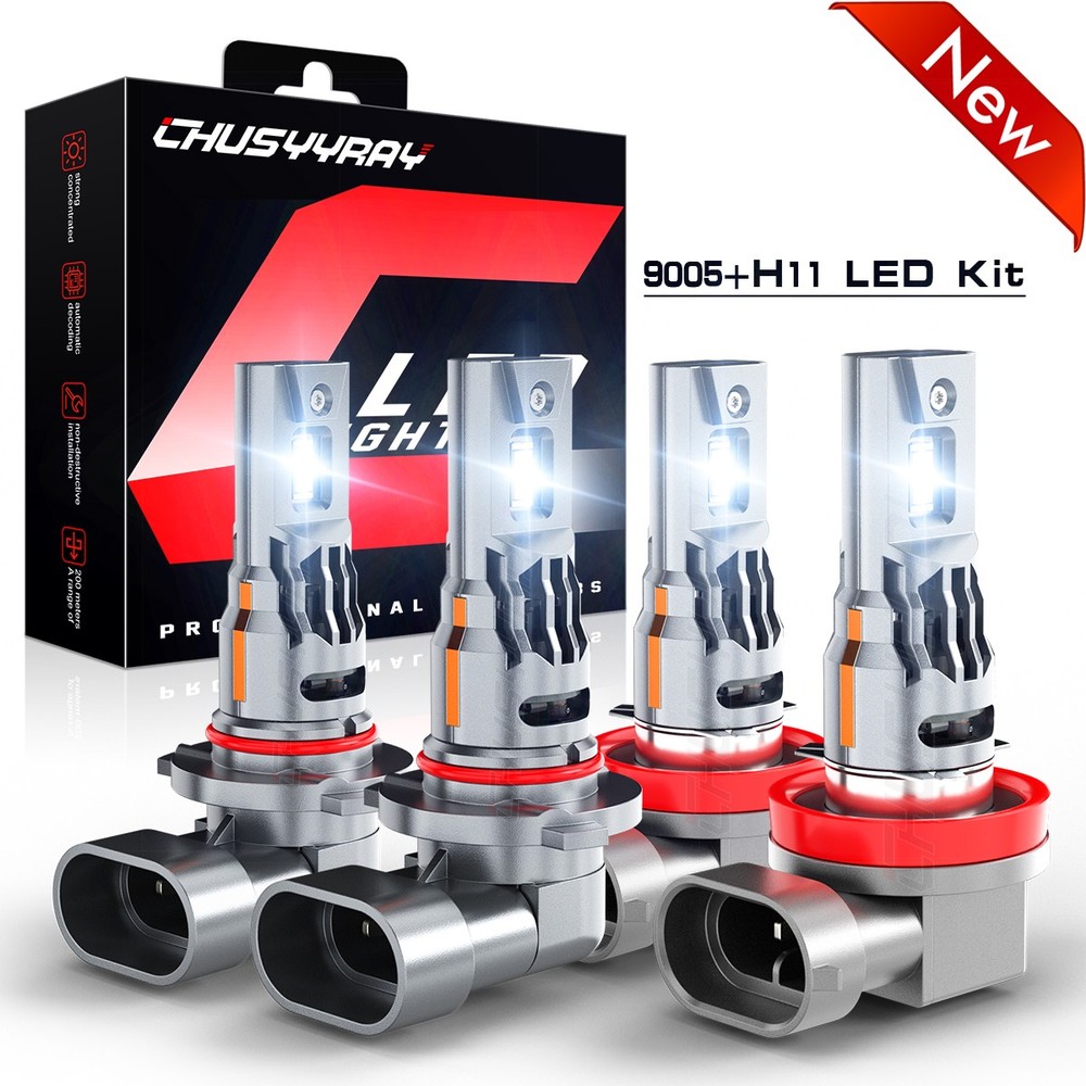 For 2019-2021 Nissan Altima Sedan 4-Door LED Headlight Bulbs Kit Hi/Low Combo 4x
