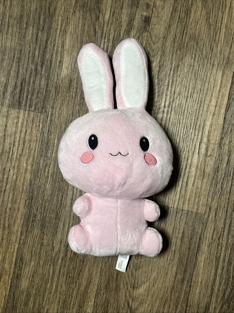 Goffa Stuffed Plush Easter Bunny Rabbit Pink Kawaii Anime Plushie Animal 15