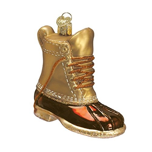 Old World Christmas Field Boot Glass Ornament FREE BOX 32061 New