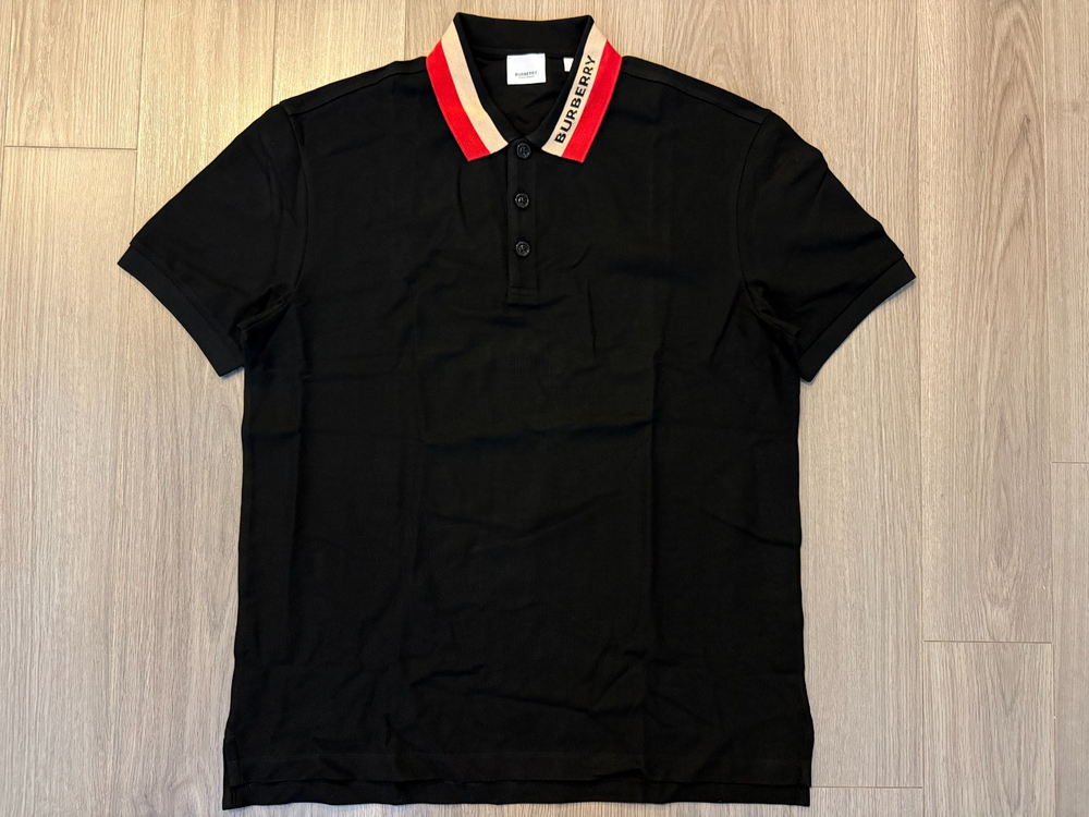 Burberry Edney Polo Shirt black sz L