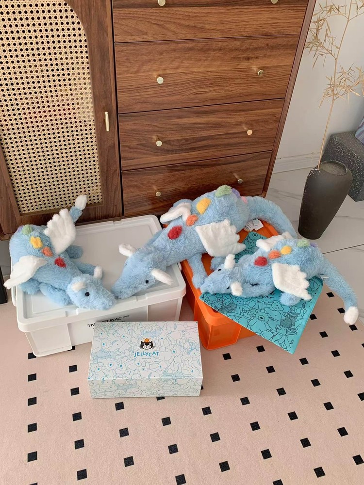 Jellycat Sky Dragon Inspired Sky dragon Soft Plush Toy New Gift for Kids 50*15CM