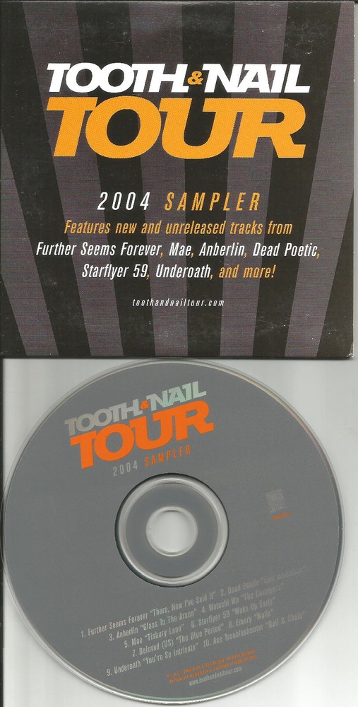 2004 PROMO CD w/ UNRELEASED MAE & UNDEROATH DEMO TRX w/ ANBERLIN Emery      toot