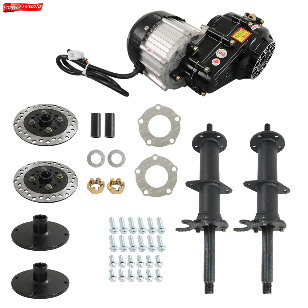 500W 1500W Brushless Motor Rear Axle Kit for ATV Scooter Quad