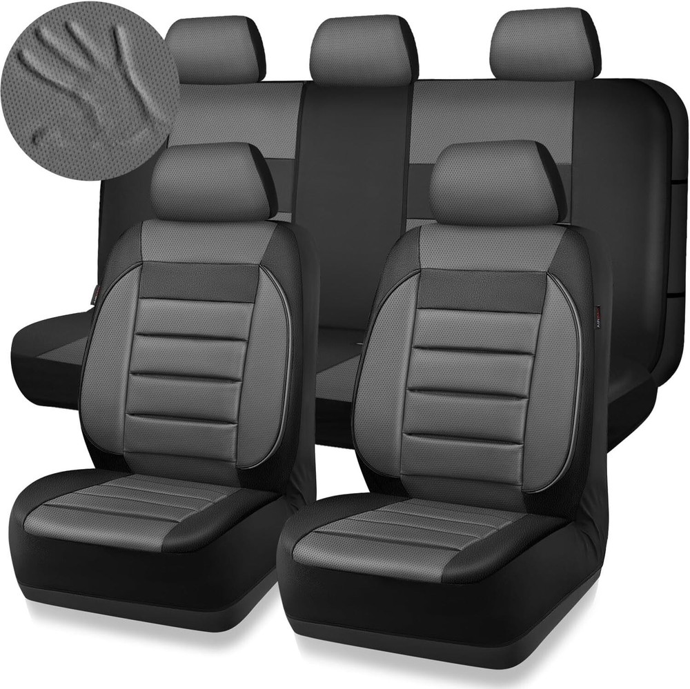 Elegant Full Coverage Automotive Seat Covers - Water Resistant Luxury Design