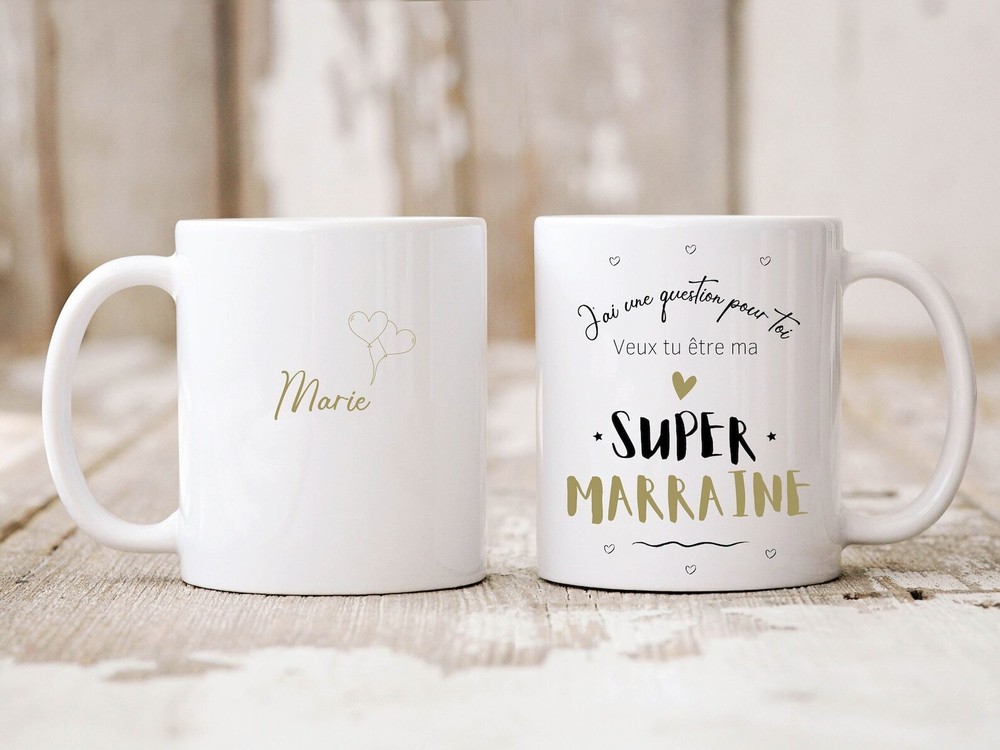 Mug Super Godmother Godmother Gift Birth Gift Personalized Mug Personalized Gift