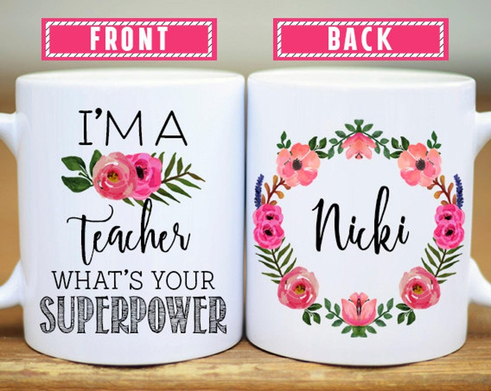 Teacher Gifts Teacher Mug Teacher Superpower Gifts For Teachers Gift Idea For
