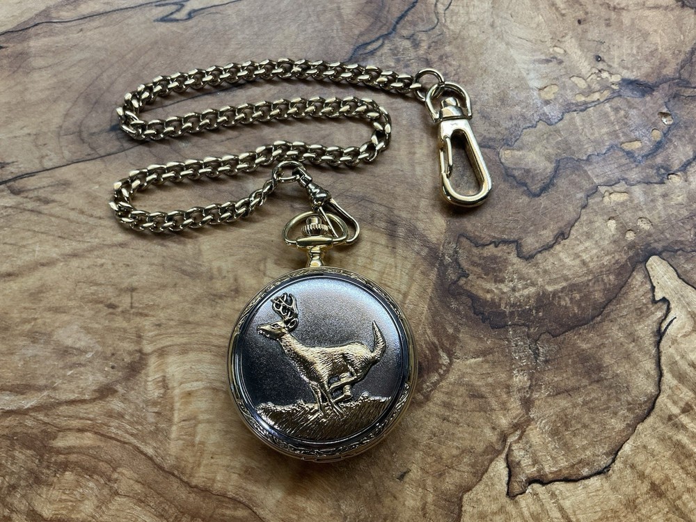 Majesti buck pocket watch Quartz Japan Movement Running