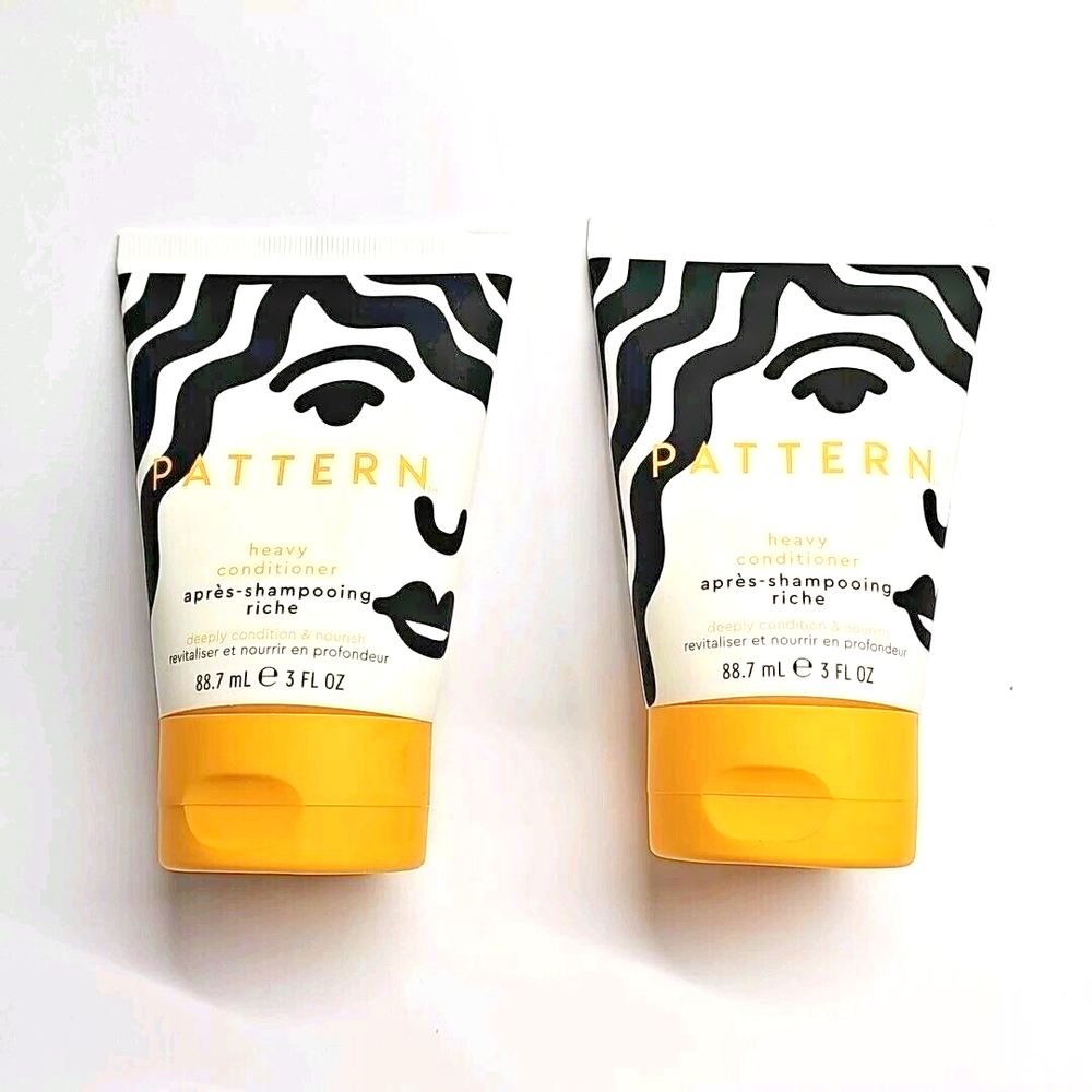 PATTERN Heavy Conditioner For curlies- Travel Size 3 fl oz each X2. (Sealed)