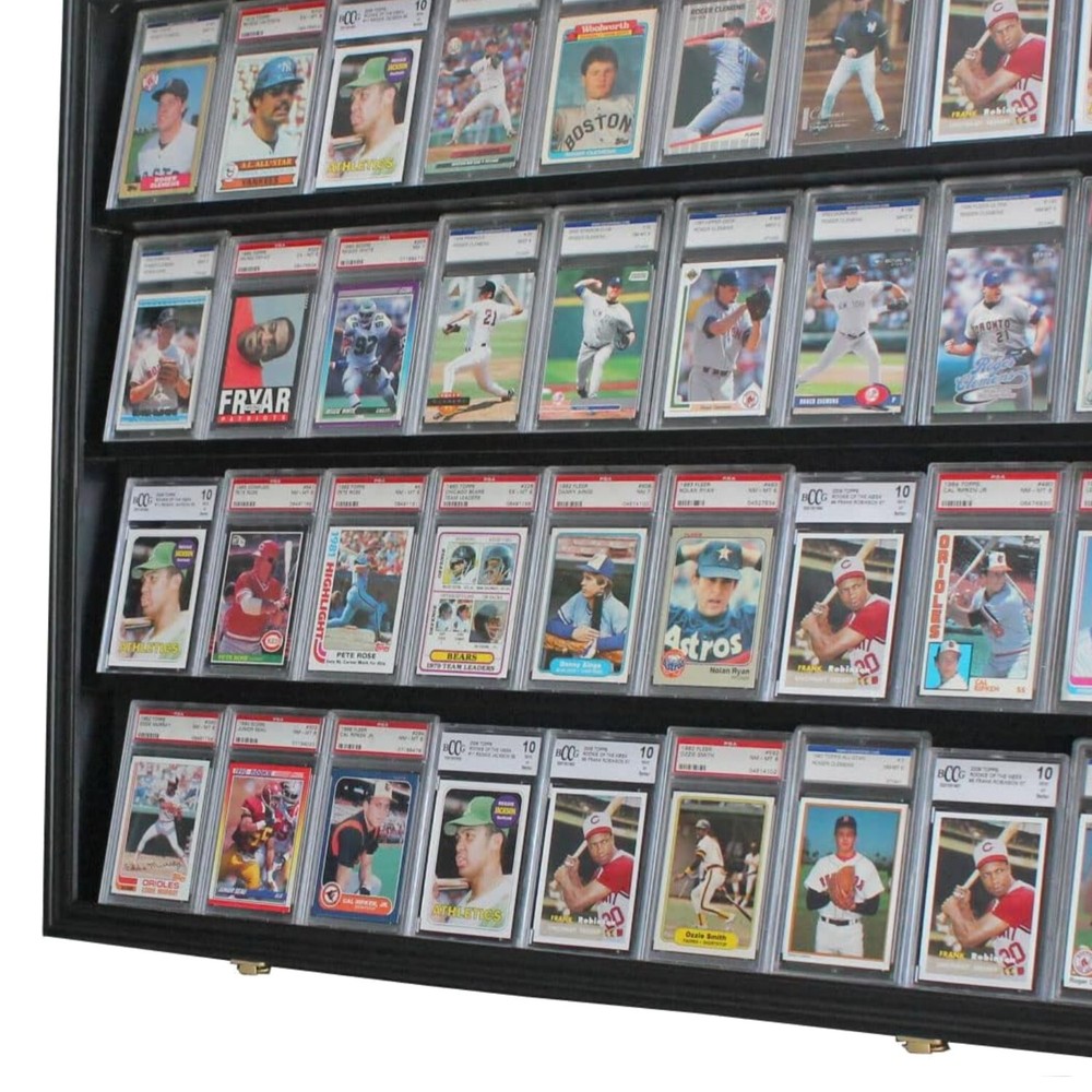 Pro UV 36-Card Display Case for Sports Collectibles in Black