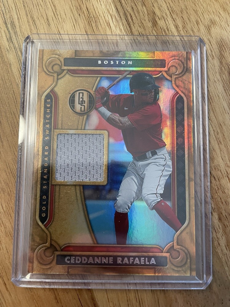 2023 Panini Chronicles - Gold Standard Swatches  Ceddanne Rafaela (MEM, RC)
