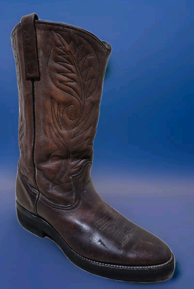 Red Wing 9801 Pecos Roper Leather Mens Cowboy Work Boots Size 9 D
