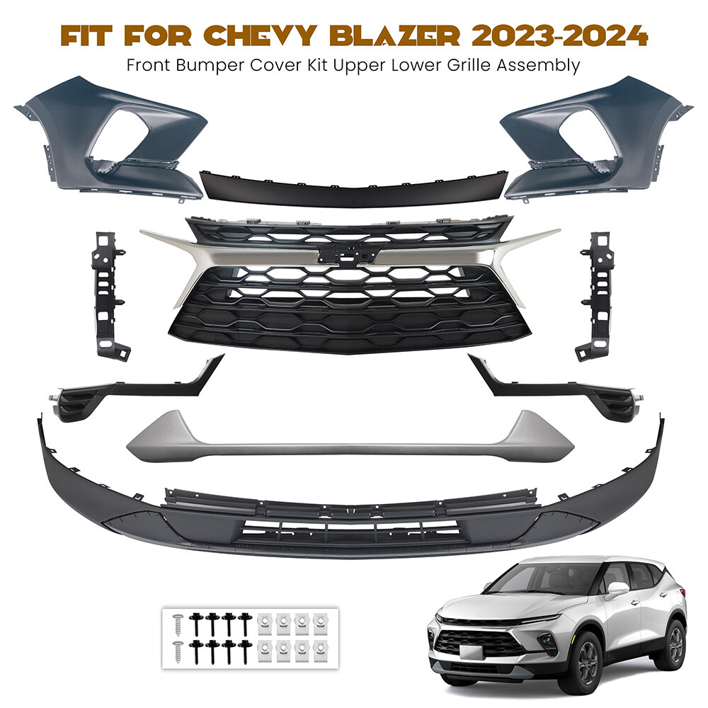 2023-2024 Chevy Blazer Front Bumper Cover & Grille Kit Assembly  