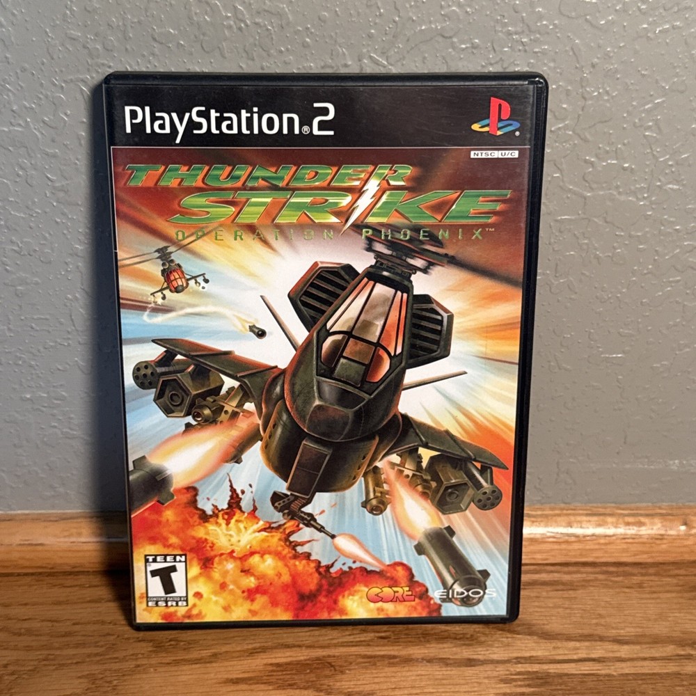 CIB THUNDER STRIKE OPERATION PHOENIX SONY PLAYSTATION 2 PS2 VIDEO GAME COMPLETE