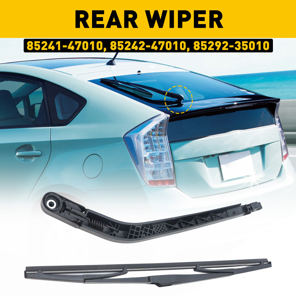 Rear Windshield Arm Wiper  Blade Set Replacement For 2004-2009 Toyota Prius
