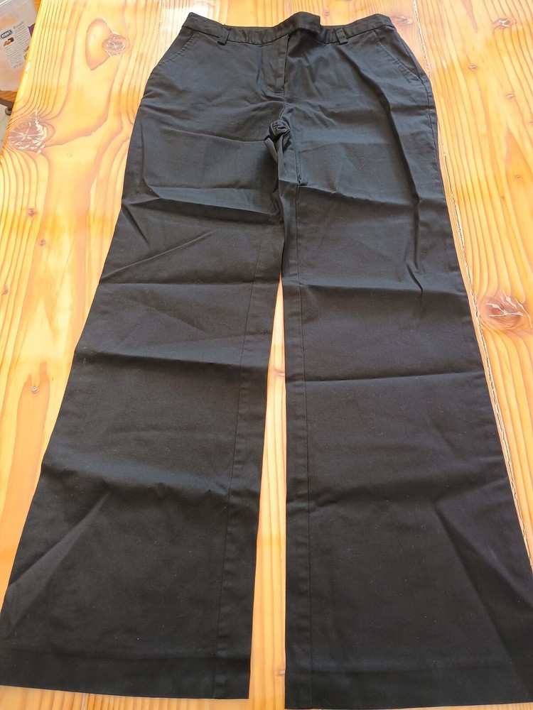 Liz Claiborne New York Jackie black Flat Front Dress Pants Size 4