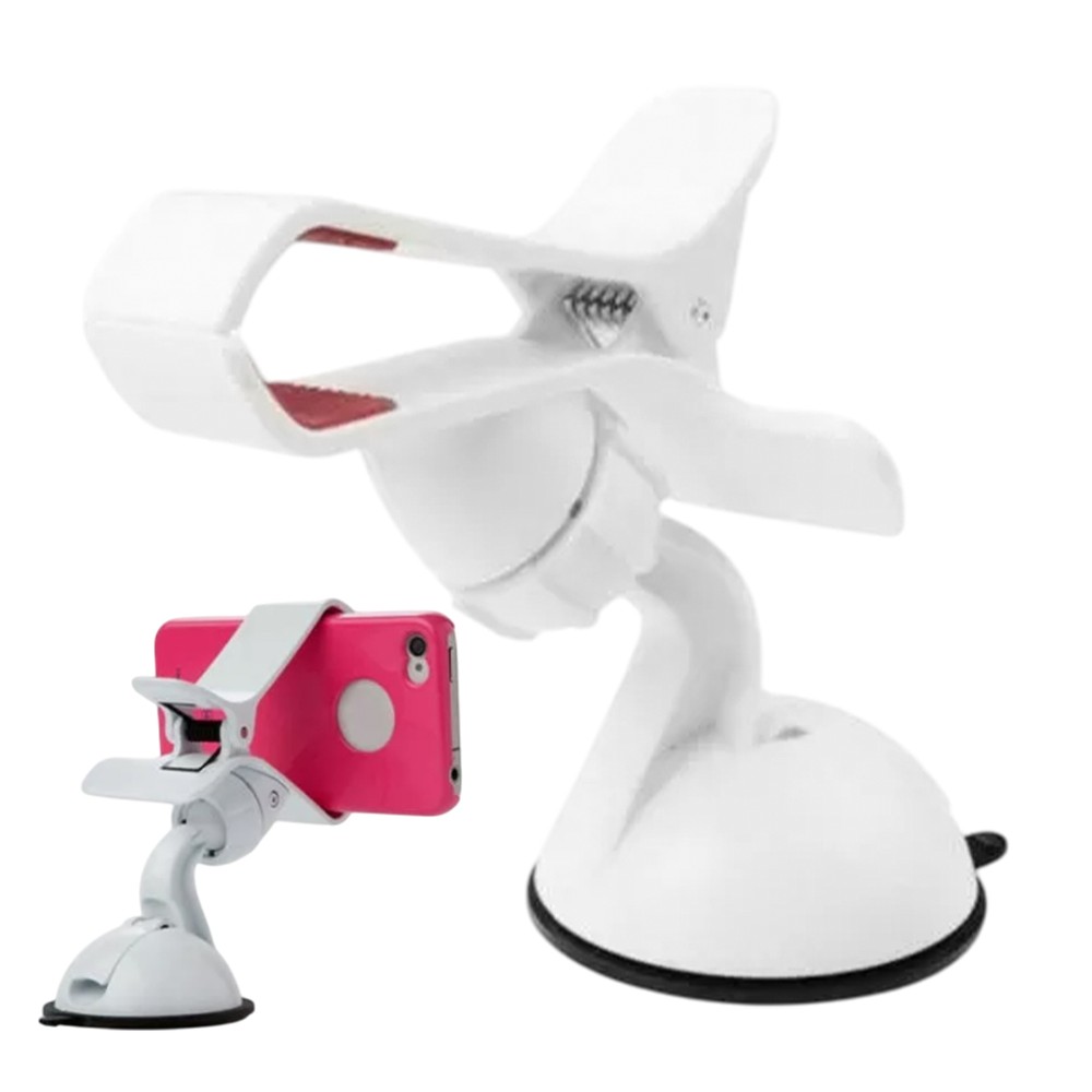 360° Adjustable Universal Car Phone Mount with Suction Cup Stand  