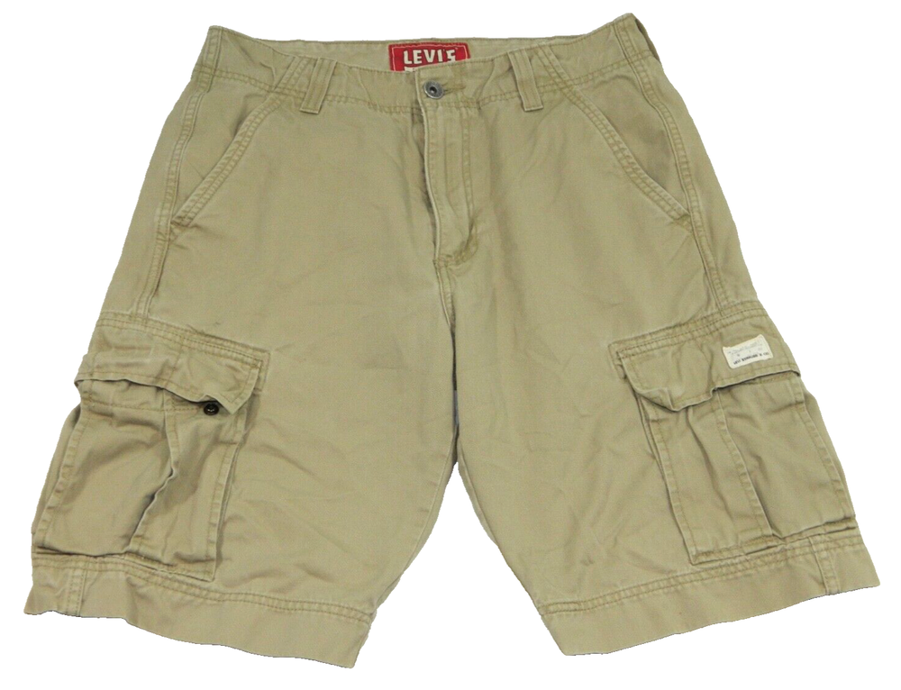 Men's Levi's Shorts Chino Cargo Antique Beige Tag & measured Size 30