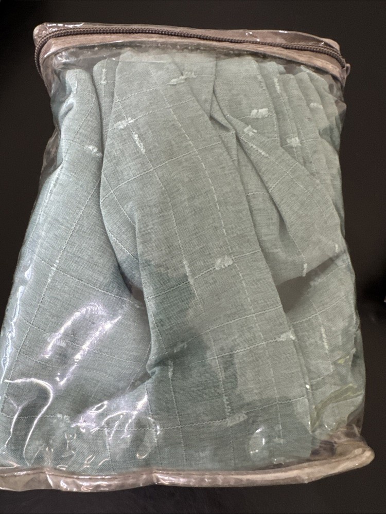 Allen Roth 52x84 Inch Blue Mineral Rod Pocket Curtain Panel