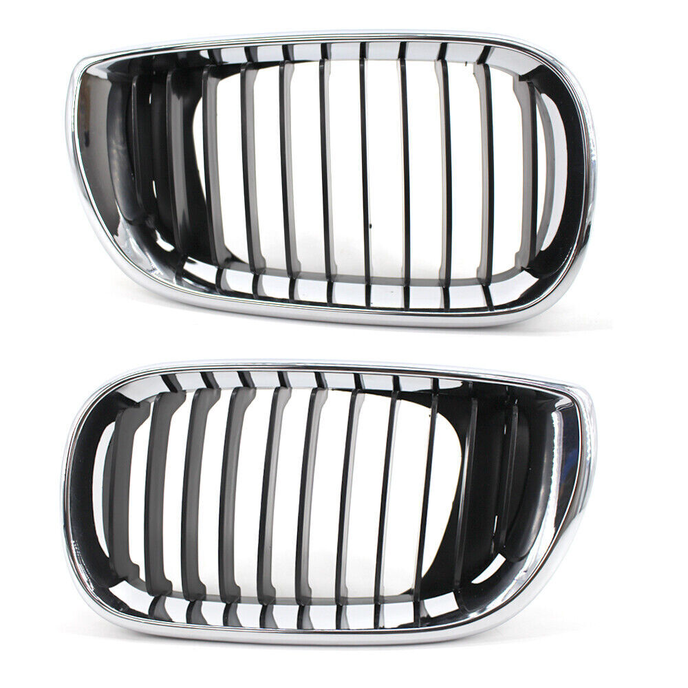 Fit For BMW E46 2002-2005 3 Series Base 4DR Front Grille Kidney Half Chrome New