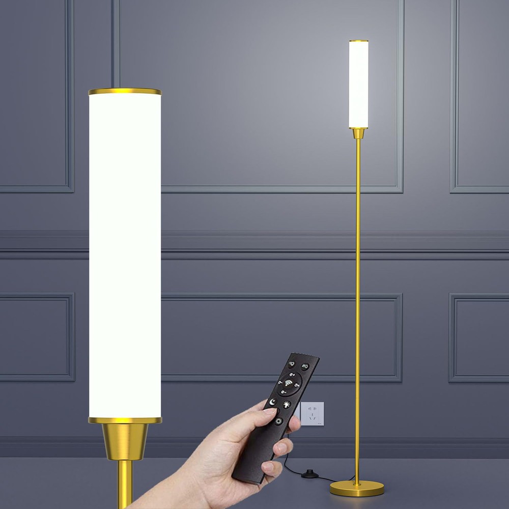 Remote Control Floor Lamp - Bright LED Light for Living Room, Bedroom & Office