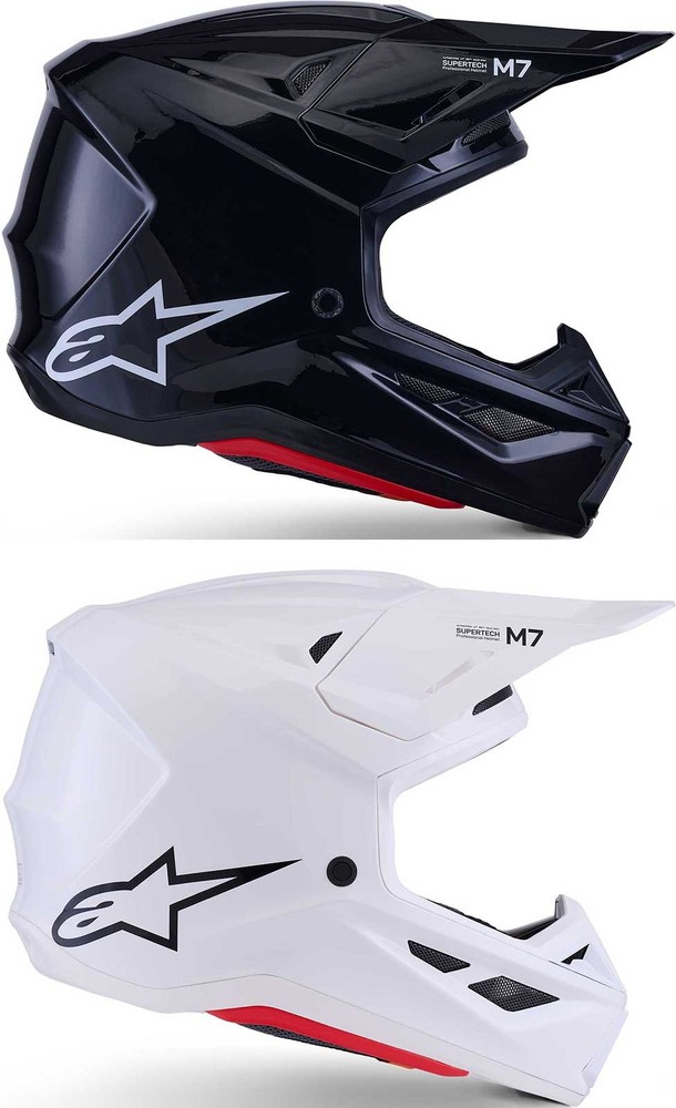 Alpinestars M7 Solid Helmet - Motocross Dirt Bike Offroad Adult