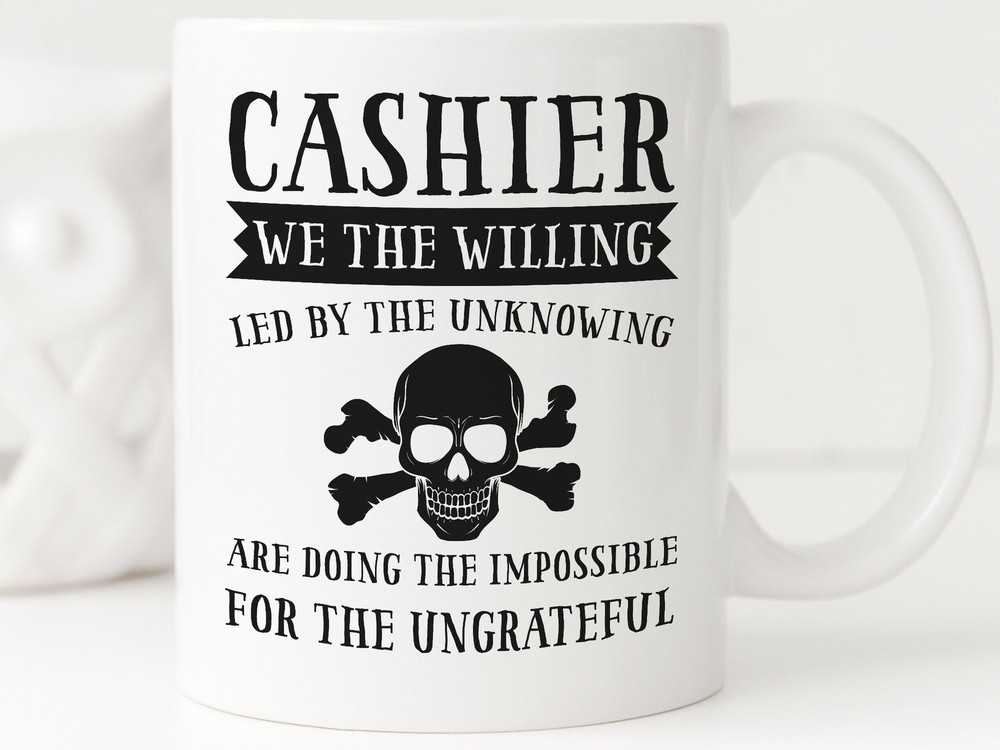 Cashier Gift Coffee Mug Cashier Mug Funny Coffee Mugs Custom Coffee Mugs Coffee
